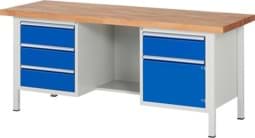 Zeige Details für Werkbank Modell 8552, B 2000xT 700xH 840mm, Buche-Massiv-Platte 40mm Bild von Werkbank Modell 8552, B 2000xT 700xH 840mm, Buche-Massiv-Platte 40mm