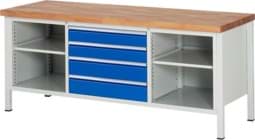 Zeige Details für Werkbank Modell 8751, B 2000xT 700xH 840mm, Buche-Massiv-Platte 40mm Bild von Werkbank Modell 8751, B 2000xT 700xH 840mm, Buche-Massiv-Platte 40mm