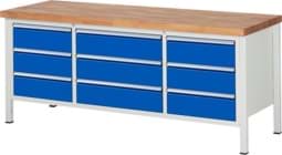 Zeige Details für Werkbank Modell 8754, B 2000xT 700xH 840mm, Buche-Massiv-Platte 40mm Bild von Werkbank Modell 8754, B 2000xT 700xH 840mm, Buche-Massiv-Platte 40mm