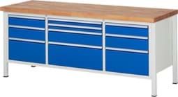 Zeige Details für Werkbank Modell 8756, B 2000xT 700xH 840mm, Buche-Massiv-Platte 40mm Bild von Werkbank Modell 8756, B 2000xT 700xH 840mm, Buche-Massiv-Platte 40mm