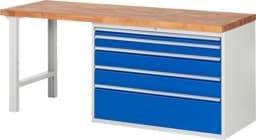 Zeige Details für Werkbank Modell 7711, B 2000xT 700xH 840mm, Buche-Massiv-Platte 40 mm Bild von Werkbank Modell 7711, B 2000xT 700xH 840mm, Buche-Massiv-Platte 40 mm
