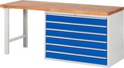 Zeige Details für Werkbank Modell 7716, B 2000xT 700xH 840mm, Buche-Massiv-Platte 40 mm Bild von Werkbank Modell 7716, B 2000xT 700xH 840mm, Buche-Massiv-Platte 40 mm