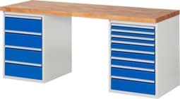 Zeige Details für Werkbank Modell 7822, B 2000xT 700xH 840mm, Buche-Massiv-Platte 40 mm Bild von Werkbank Modell 7822, B 2000xT 700xH 840mm, Buche-Massiv-Platte 40 mm