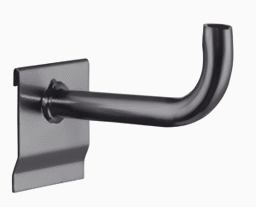 Zeige Details für Rohrträger Länge 160 mm, ø 20 mm, anthrazitgrau
 Bild von Rohrträger Länge 160 mm, ø 20 mm, anthrazitgrau