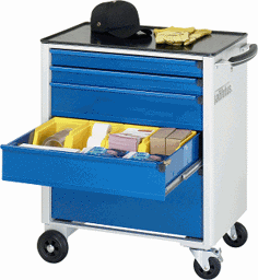 Zeige Details für Werkzeugwagen, B 700 x T 500 x H 860 mm Bild von Werkzeugwagen, B 700 x T 500 x H 860 mm