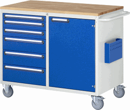 Zeige Details für Montagewagen Modell LL5.24.12, B 1145 x T 650 x H 975 mm, Buche-Top 25 mm Bild von Montagewagen Modell LL5.24.12, B 1145 x T 650 x H 975 mm, Buche-Top 25 mm