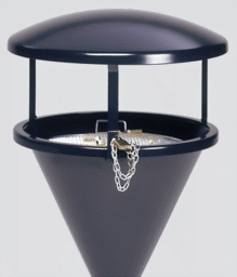 Zeige Details für Dach für Standascher anthrazit RAL 7021 Bild von Dach für Standascher anthrazit RAL 7021