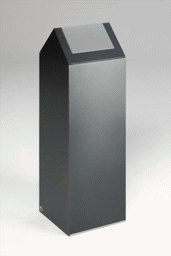 Zeige Details für Wertstoffsammelgerät WSG 85 S Korpus antik-silber, Einwurfklappe anthrazit Bild von Wertstoffsammelgerät WSG 85 S Korpus antik-silber, Einwurfklappe anthrazit