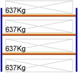 Zeige Details für Weitspann-Grundregal, 2000x2315x800 mm HxLxT, Holzfachebenen Bild von Weitspann-Grundregal, 2000x2315x800 mm HxLxT, Holzfachebenen