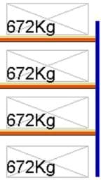 Zeige Details für Weitspann-Anbauregal, 2000x1250x1000 mm HxLxT, Holzfachebenen Bild von Weitspann-Anbauregal, 2000x1250x1000 mm HxLxT, Holzfachebenen