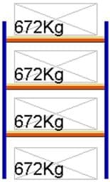 Zeige Details für Weitspann-Grundregal, 2000x1250x1000 mm HxLxT, Holzfachebenen Bild von Weitspann-Grundregal, 2000x1250x1000 mm HxLxT, Holzfachebenen
