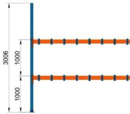 Zeige Details für Profillager-Anbauregal 3000x1825x1100 mm HxBxT ab Lager Bild von Profillager-Anbauregal 3000x1825x1100 mm HxBxT ab Lager