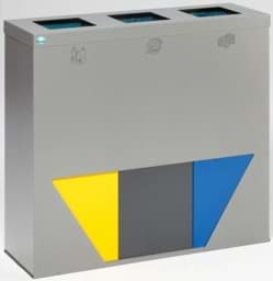 Zeige Details für Werstoffsammelstation WS Trapez 93 silber Bild von Werstoffsammelstation WS Trapez 93 silber