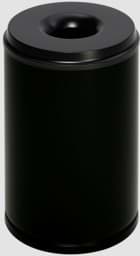 Zeige Details für Papierkorb 50 Liter, RAL 9005 schwarz, selbstlöschend Bild von Papierkorb 50 Liter, RAL 9005 schwarz, selbstlöschend