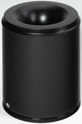 Zeige Details für Papierkorb 80 Liter, RAL 9005 schwarz, selbstlöschend Bild von Papierkorb 80 Liter, RAL 9005 schwarz, selbstlöschend