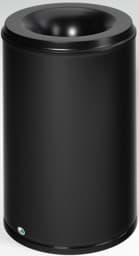 Zeige Details für Papierkorb 110 Liter, RAL 9005 schwarz, selbstlöschend Bild von Papierkorb 110 Liter, RAL 9005 schwarz, selbstlöschend