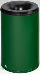 Zeige Details für Papierkorb 110 Liter, RAL 6001 grün, selbstlöschend Bild von Papierkorb 110 Liter, RAL 6001 grün, selbstlöschend