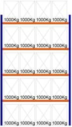 Zeige Details für Palettenregal Feldlänge 3600 mm, Höhe 6000 mm, Tiefe 1100 mm Grundregal Bild von Palettenregal Feldlänge 3600 mm, Höhe 6000 mm, Tiefe 1100 mm Grundregal