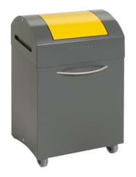 Zeige Details für Abfalltrennsystem Modell TS2000, 45 Liter, gelber Einwurf, selbstlöschend Bild von Abfalltrennsystem Modell TS2000, 45 Liter, gelber Einwurf, selbstlöschend