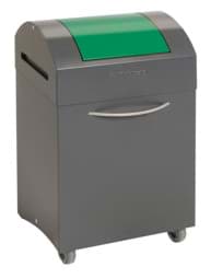 Zeige Details für Abfalltrennsystem Modell TS2000, 45 Liter, grüner Einwurf, selbstlöschend Bild von Abfalltrennsystem Modell TS2000, 45 Liter, grüner Einwurf, selbstlöschend
