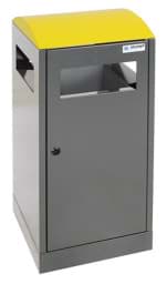 Zeige Details für Abfalltrennung Modell A³ - 40 Liter anthrazitgrau/signalgelb Bild von Abfalltrennung Modell A³ - 40 Liter anthrazitgrau/signalgelb