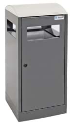 Zeige Details für Abfalltrennung Modell A³ - 40 Liter anthrazitgrau/edelstahl Bild von Abfalltrennung Modell A³ - 40 Liter anthrazitgrau/edelstahl