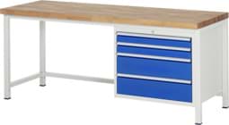 Zeige Details für Werkbank Modell 8261, B 2000xT 700xH 840-1040mm, Buche-Massiv-Platte 40mm Bild von Werkbank Modell 8261, B 2000xT 700xH 840-1040mm, Buche-Massiv-Platte 40mm