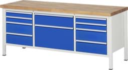 Zeige Details für Werkbank Modell 8755, B 2000xT 700xH 840-1040mm, Buche-Massiv-Platte 40mm Bild von Werkbank Modell 8755, B 2000xT 700xH 840-1040mm, Buche-Massiv-Platte 40mm