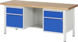 Zeige Details für Werkbank Modell 8551, B 2000xT 700xH 840-1040mm, Buche-Massiv-Platte 40mm Bild von Werkbank Modell 8551, B 2000xT 700xH 840-1040mm, Buche-Massiv-Platte 40mm