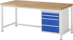 Zeige Details für Werkbank Modell 8161, B 2000xT 900xH 840mm, Buche-Massiv-Platte 40mm Bild von Werkbank Modell 8161, B 2000xT 900xH 840mm, Buche-Massiv-Platte 40mm