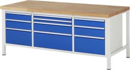 Zeige Details für Werkbank Modell 8756, B 2000xT 900xH 840mm, Buche-Massiv-Platte 40mm Bild von Werkbank Modell 8756, B 2000xT 900xH 840mm, Buche-Massiv-Platte 40mm