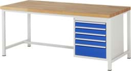 Zeige Details für Werkbank Modell 8168, B 2000xT 900xH 840-1040mm, Buche-Massiv-Platte 40mm Bild von Werkbank Modell 8168, B 2000xT 900xH 840-1040mm, Buche-Massiv-Platte 40mm