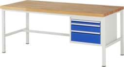 Zeige Details für Werkbank Modell 8156, B 2000xT 900xH 840-1040mm, Buche-Massiv-Platte 40mm Bild von Werkbank Modell 8156, B 2000xT 900xH 840-1040mm, Buche-Massiv-Platte 40mm