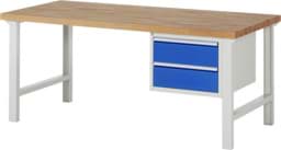 Zeige Details für Werkbank Modell 7000, B 2000 x T 900 x H 790-1140 mm, Buche-Massiv-Platte 40 mm Bild von Werkbank Modell 7000, B 2000 x T 900 x H 790-1140 mm, Buche-Massiv-Platte 40 mm