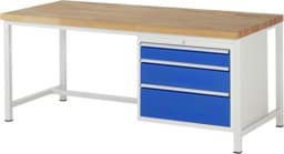 Zeige Details für Werkbank Modell 8259, B 2000xT 900xH 840-1040mm, Buche-Massiv-Platte 40mm Bild von Werkbank Modell 8259, B 2000xT 900xH 840-1040mm, Buche-Massiv-Platte 40mm