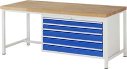 Zeige Details für Werkbank Modell 8371, B 2000xT 900xH 840-1040mm, Buche-Massiv-Platte 40mm Bild von Werkbank Modell 8371, B 2000xT 900xH 840-1040mm, Buche-Massiv-Platte 40mm