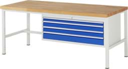 Zeige Details für Werkbank Modell 8332, B 2000xT 900xH 840-1040mm, Buche-Massiv-Platte 40mm Bild von Werkbank Modell 8332, B 2000xT 900xH 840-1040mm, Buche-Massiv-Platte 40mm