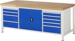 Zeige Details für Werkbank Modell 8908, B 2000xT 900xH 840-1040mm, Buche-Massiv-Platte 40mm Bild von Werkbank Modell 8908, B 2000xT 900xH 840-1040mm, Buche-Massiv-Platte 40mm