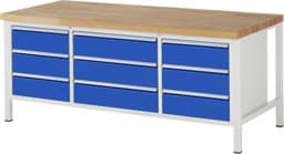 Zeige Details für Werkbank Modell 8754, B 2000xT 900xH 840-1040mm, Buche-Massiv-Platte 40mm Bild von Werkbank Modell 8754, B 2000xT 900xH 840-1040mm, Buche-Massiv-Platte 40mm