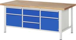 Zeige Details für Werkbank Modell 8568, B 2000xT 900xH 840-1040mm, Buche-Massiv-Platte 40mm Bild von Werkbank Modell 8568, B 2000xT 900xH 840-1040mm, Buche-Massiv-Platte 40mm