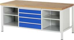 Zeige Details für Werkbank Modell 8751, B 2000xT 900xH 840-1040mm, Buche-Massiv-Platte 40mm Bild von Werkbank Modell 8751, B 2000xT 900xH 840-1040mm, Buche-Massiv-Platte 40mm