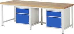 Zeige Details für Werkbank Modell 8152, B 2500xT 900xH 840mm, Buche-Massiv-Platte 40mm Bild von Werkbank Modell 8152, B 2500xT 900xH 840mm, Buche-Massiv-Platte 40mm