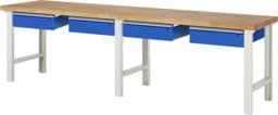 Zeige Details für Werkbank Modell 7002, B 3000 x T 700 x H 840 mm, Buche-Massiv-Platte 40 mm Bild von Werkbank Modell 7002, B 3000 x T 700 x H 840 mm, Buche-Massiv-Platte 40 mm