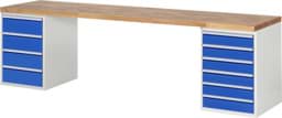 Zeige Details für Werkbank Modell 7821, B 3000xT 700xH 840mm, Buche-Massiv-Platte 40 mm Bild von Werkbank Modell 7821, B 3000xT 700xH 840mm, Buche-Massiv-Platte 40 mm