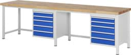Zeige Details für Werkbank Modell 8171, B 3000xT 700xH 840-1040mm, Buche-Massiv-Platte 40mm Bild von Werkbank Modell 8171, B 3000xT 700xH 840-1040mm, Buche-Massiv-Platte 40mm