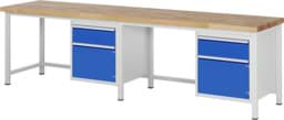 Zeige Details für Werkbank Modell 8152, B 3000xT 700xH 840-1040mm, Buche-Massiv-Platte 40mm Bild von Werkbank Modell 8152, B 3000xT 700xH 840-1040mm, Buche-Massiv-Platte 40mm