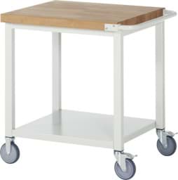 Zeige Details für Fahrbare Werkbank, 750 x 700 x 880mm BxTxH, Buche-Massiv-Platte 40mm Bild von Fahrbare Werkbank, 750 x 700 x 880mm BxTxH, Buche-Massiv-Platte 40mm