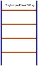 Zeige Details für Reifen-Grundregal, 3000x1605x400 mm HxLxT Bild von Reifen-Grundregal, 3000x1605x400 mm HxLxT