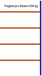 Zeige Details für Reifen-Anbauregal, 3000x1605x400 mm HxLxT Bild von Reifen-Anbauregal, 3000x1605x400 mm HxLxT