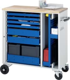 Zeige Details für Werkzeugwagen, B 1025 x T 520 x H 1080 mm Bild von Werkzeugwagen, B 1025 x T 520 x H 1080 mm